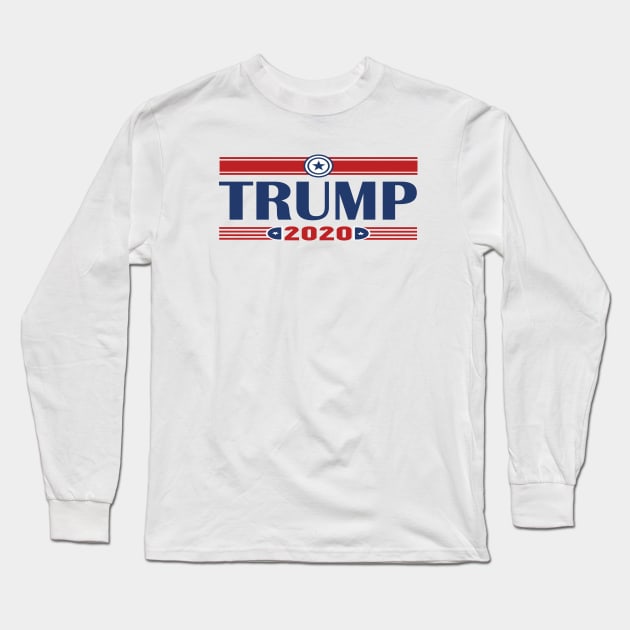 trump president 2020 Long Sleeve T-Shirt by Netcam